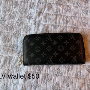 LV Black Designer Wallet